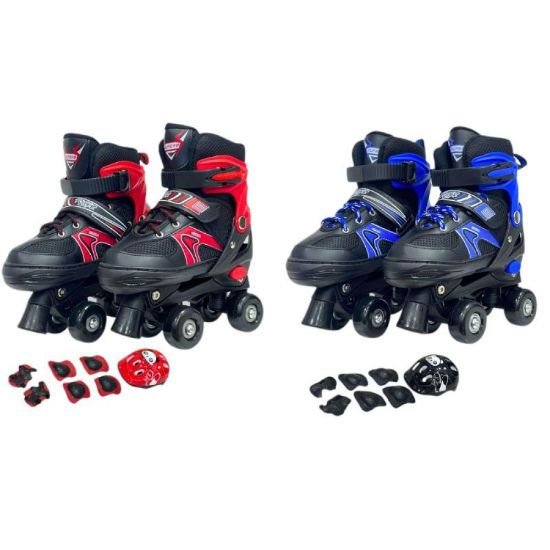 صورة سكيت أربع كفر مع أدوات السلامة